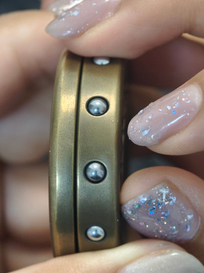 Dealer Button Brass