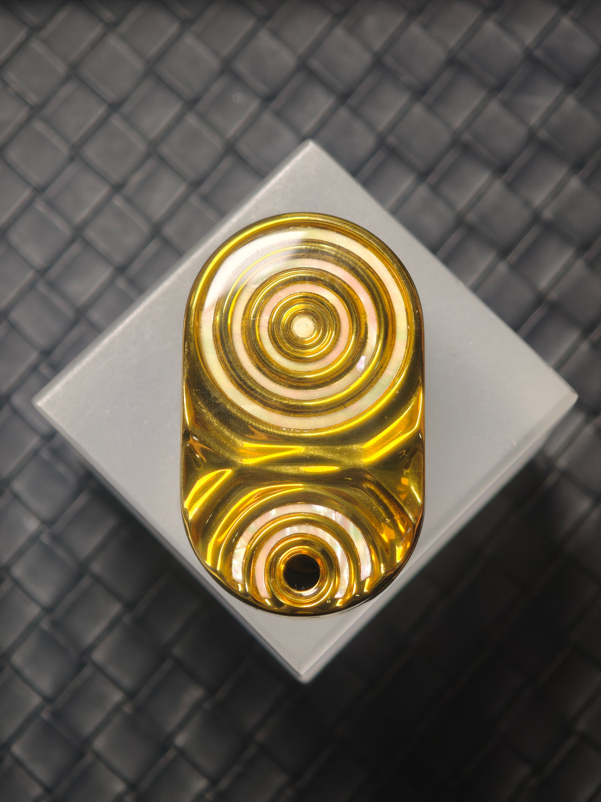 Ripple 2.0 Stainless Steel Gold Plated Engraved