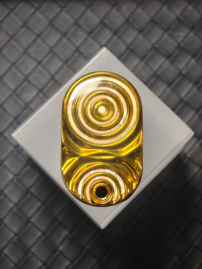 Ripple 2.0 Stainless Steel Gold Plated Engraved