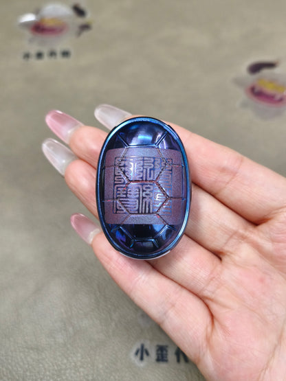 Jingle Beetle Titanium Engraved