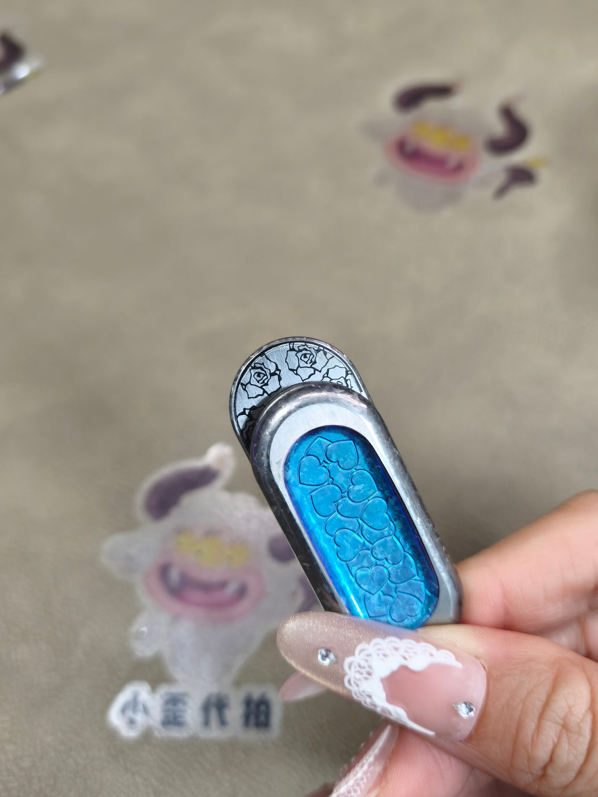 Top B Valentines Crystallized Titanium