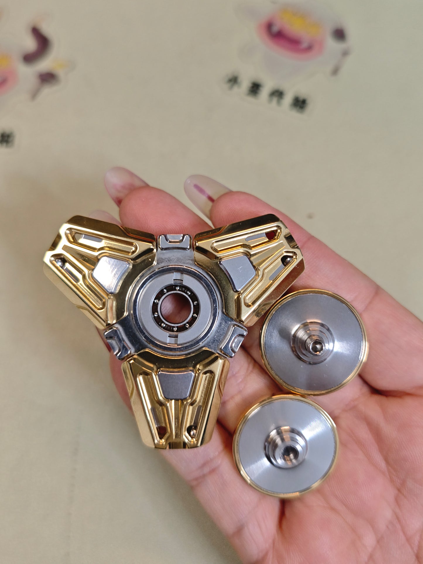 God of Time Stainless Steel Gold Plated