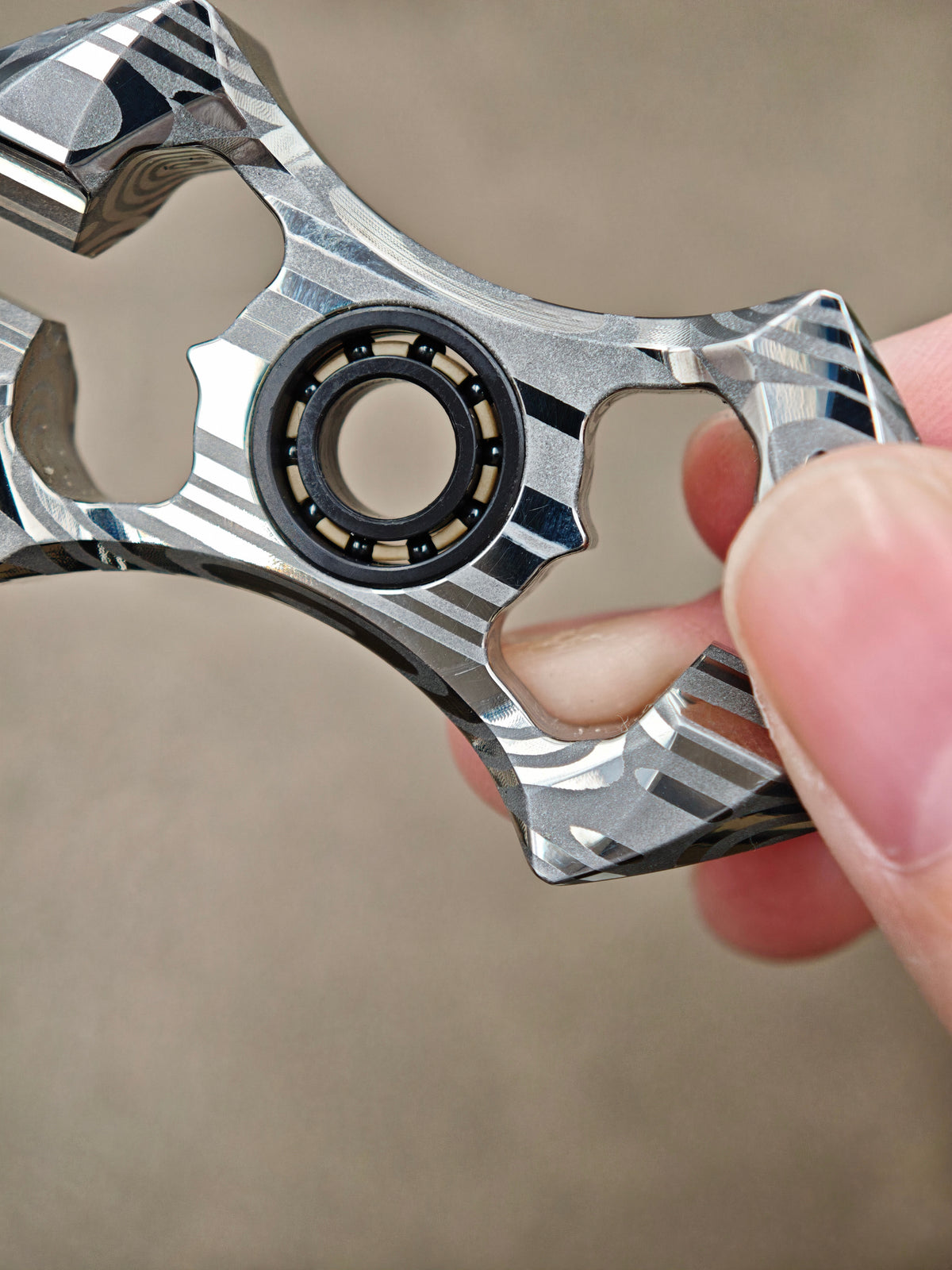 Scorpio Bearing Cap Damasteel