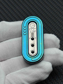 DZ Top B Precision Machined Mechanical Detent EDC Fidget Slider Zirconium