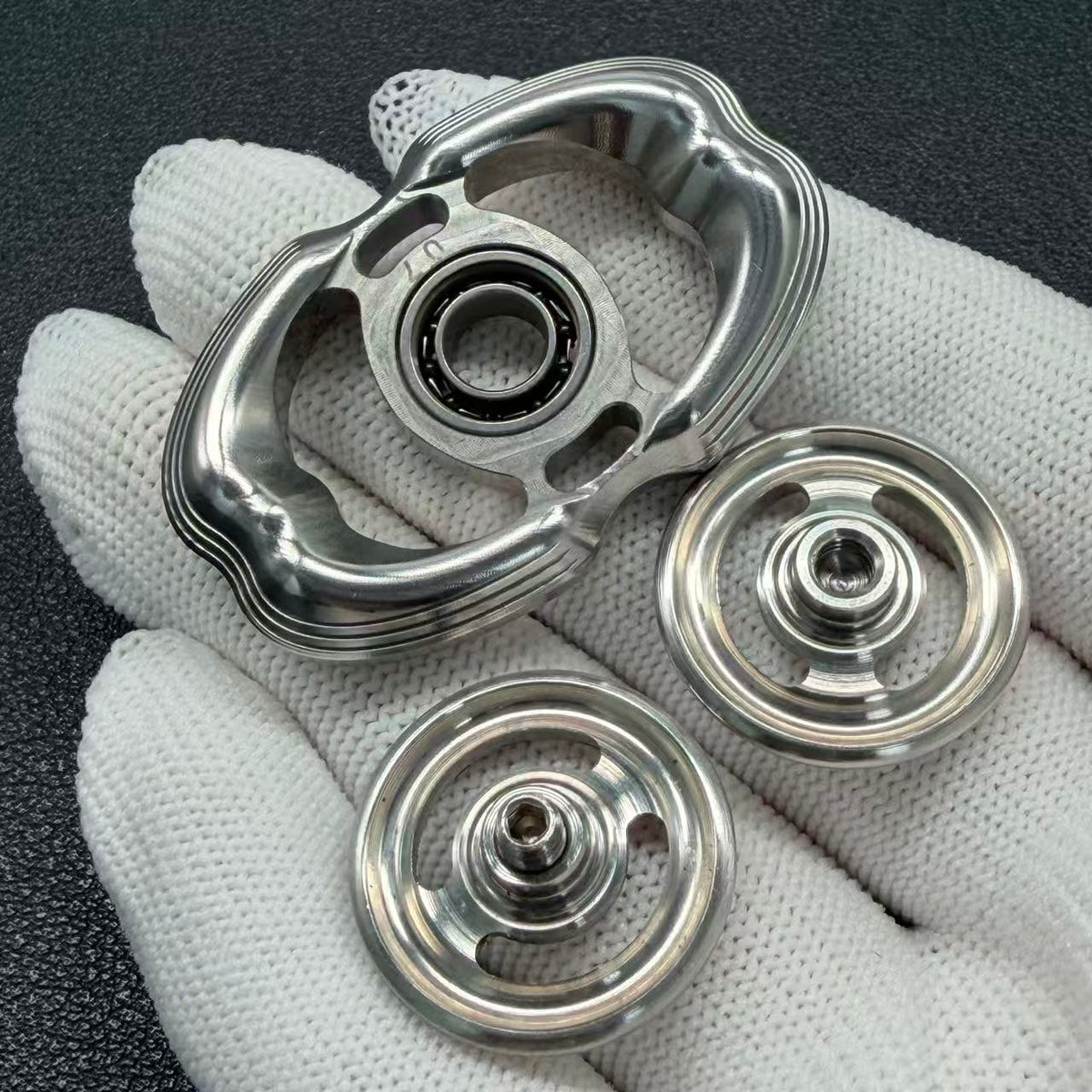 Obsidian Crystalized Stainless Steel Machine Finished Limited 68