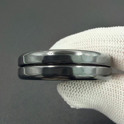 Devil Milk Cap Zirconium Engraved Polished