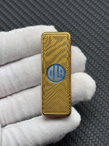 DL EDC Dorae Damasteel Gold Plated