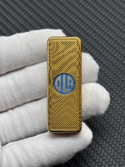 DL EDC Dorae Damasteel Gold Plated