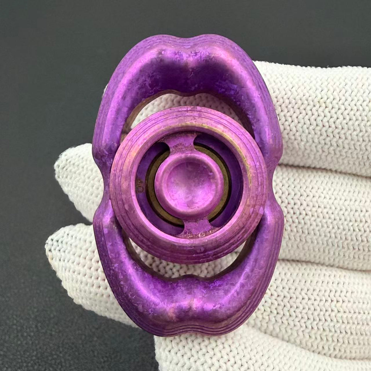 Obsidian Crystalized Crystallized Titanium Color-Anodized