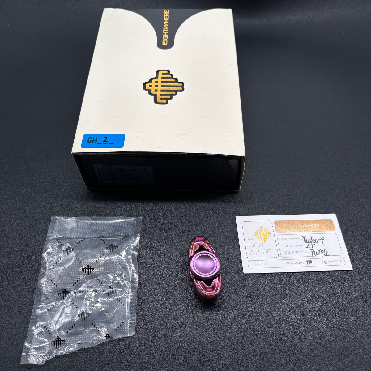 Pan Yixian Zirconium Anodized Brushed
