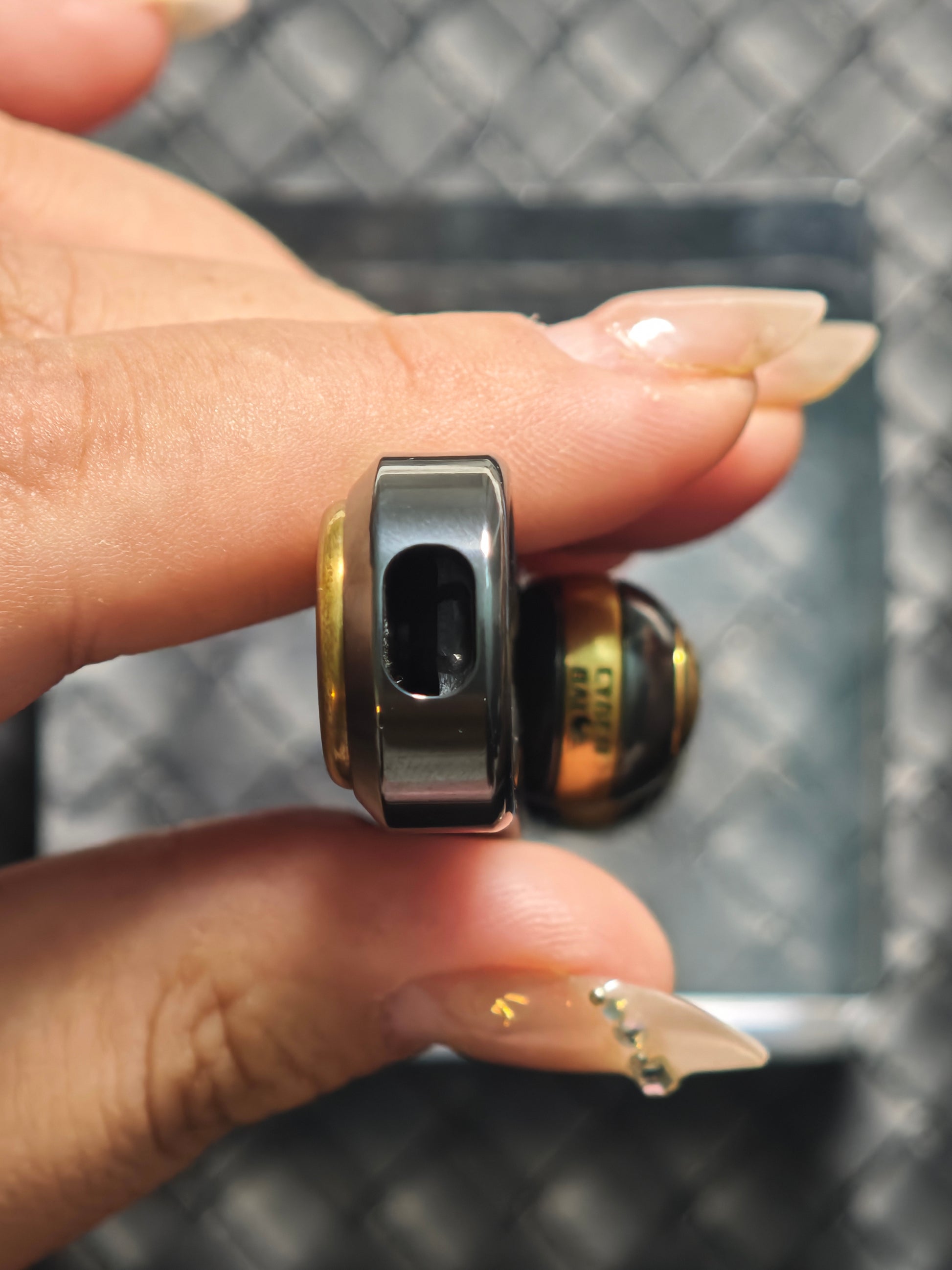 Cyber Ball Zirconium Brass