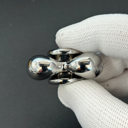 Three-Leaf Cell Stainless Steel Polished