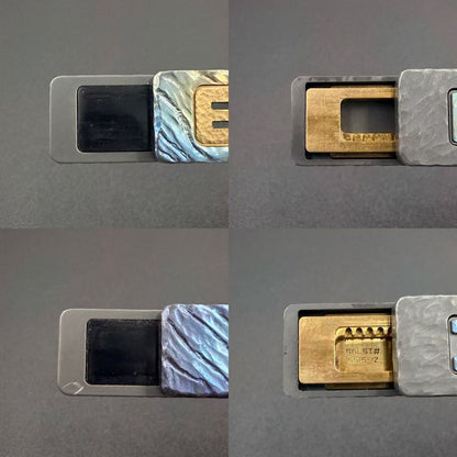 Choc Zirconium Color-Anodized Stone Textured