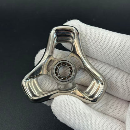 Folding Leaf Mini Titanium Polished