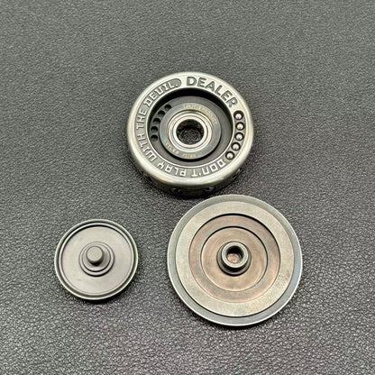 Dealer Button Stainless Steel