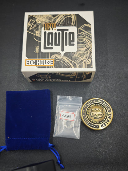 Dealer Button Brass