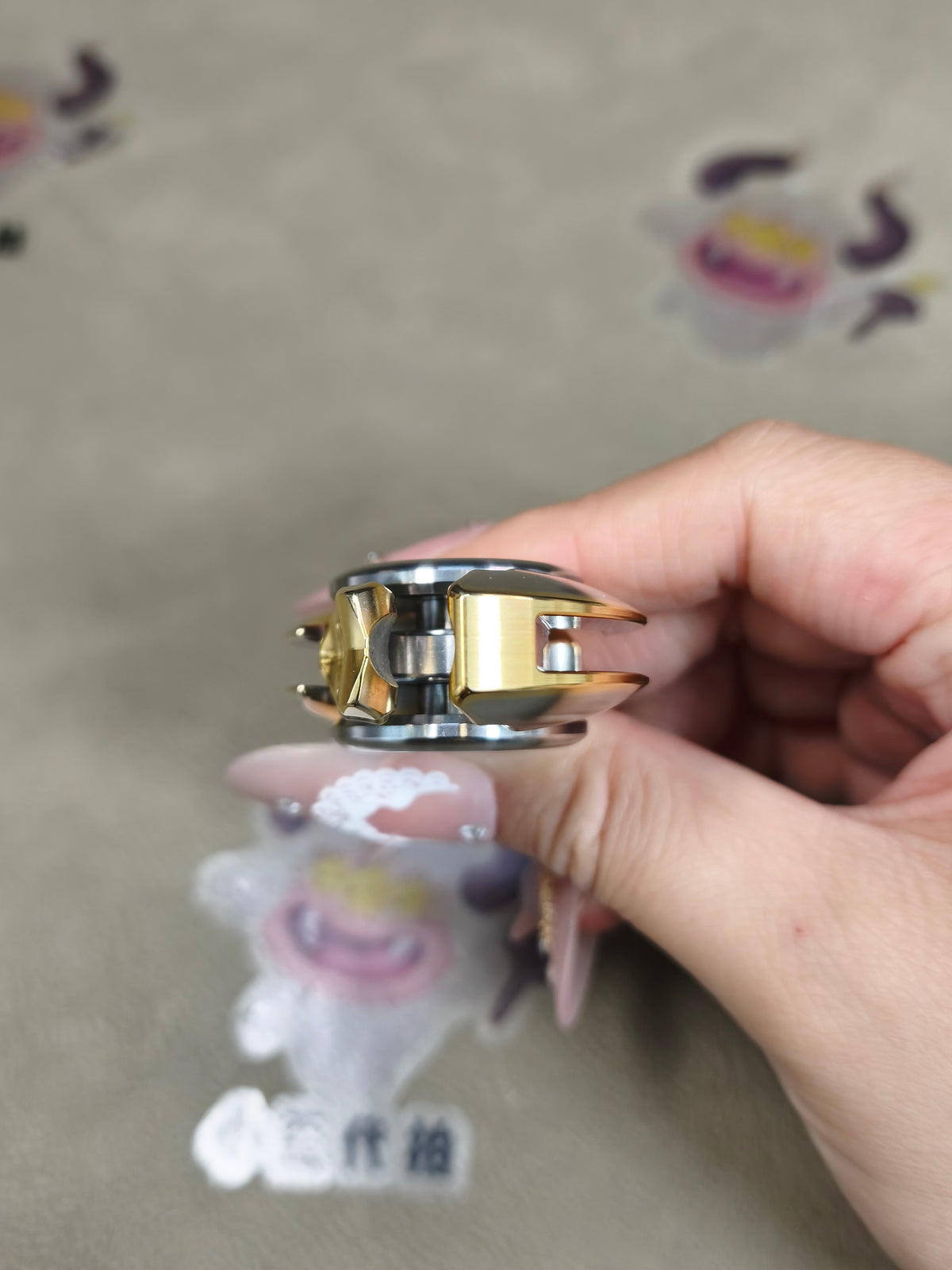Sabertooth Stainless Steel Gold Plated