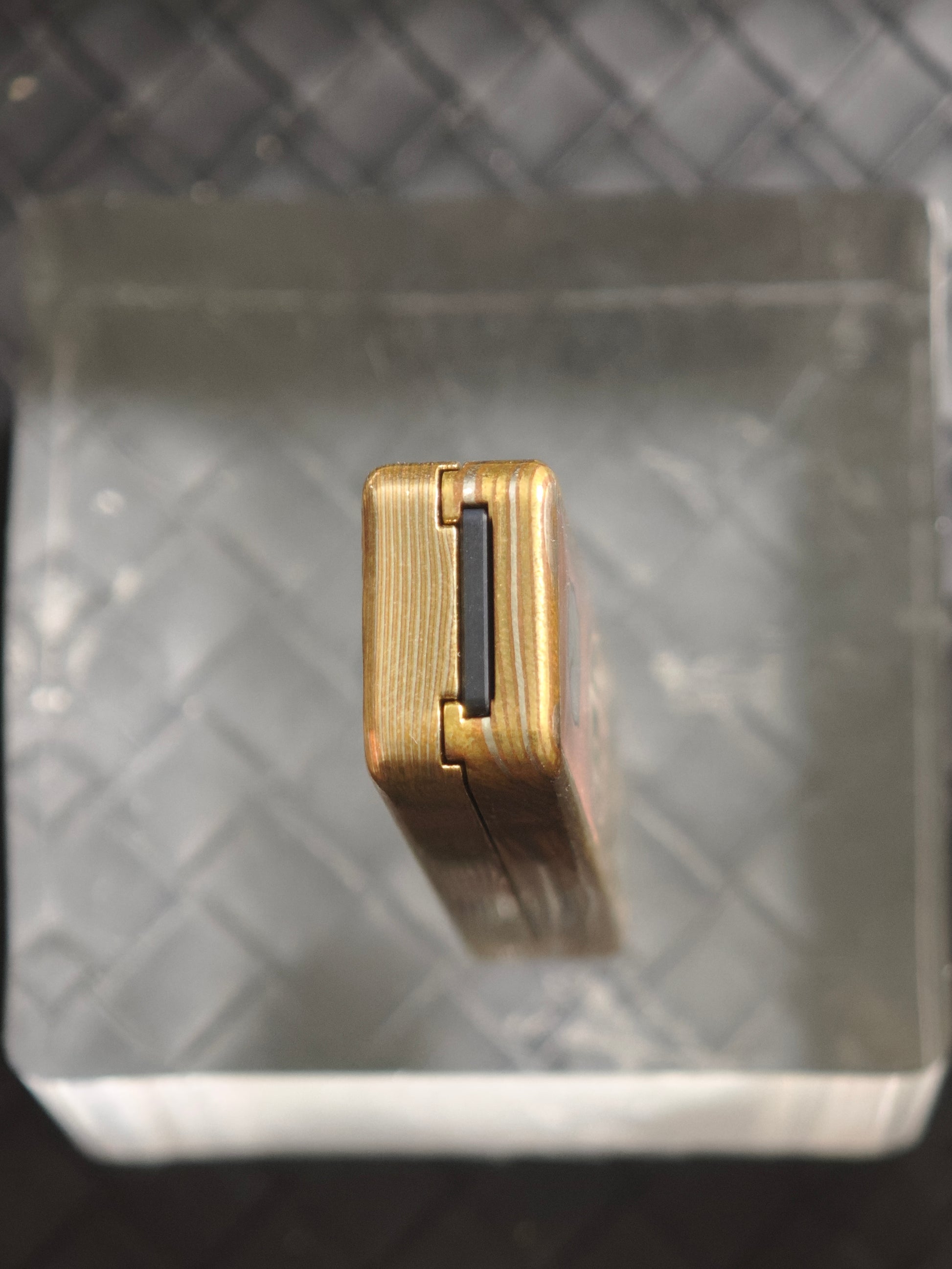 Jingle Bell Mokume Resin-Sealed