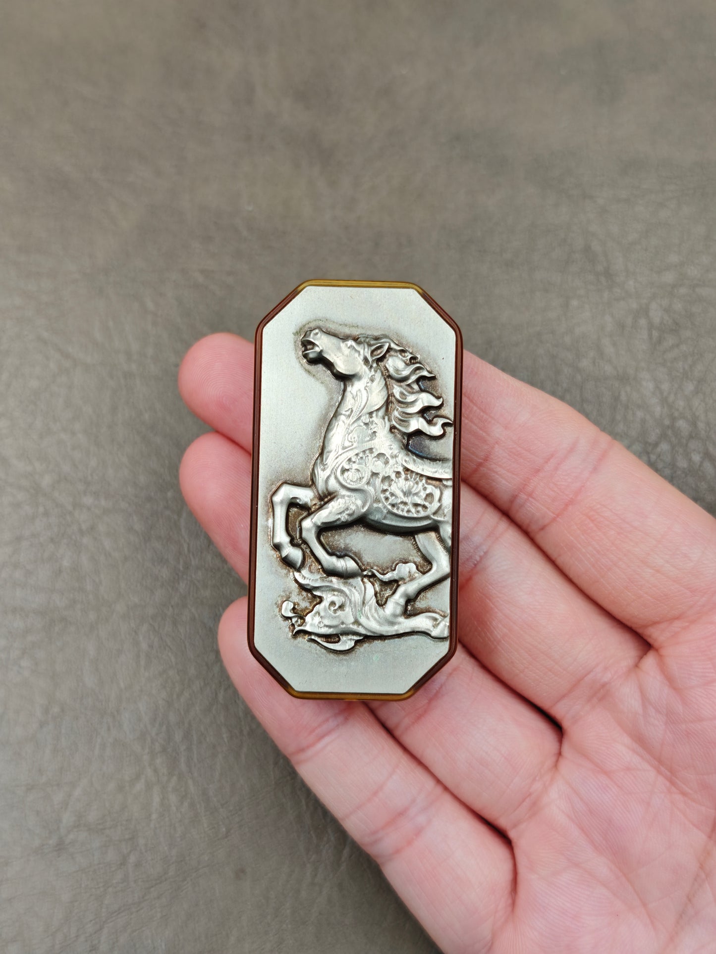 Red Brocade Horse PEI