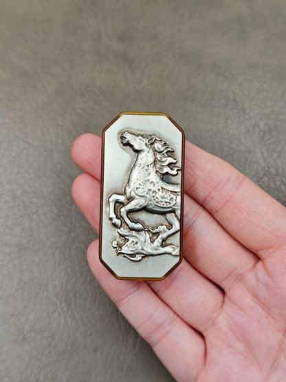 Red Brocade Horse PEI