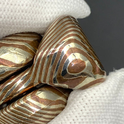 BABY Series A Knife Cloth Bearing Cap Mokume