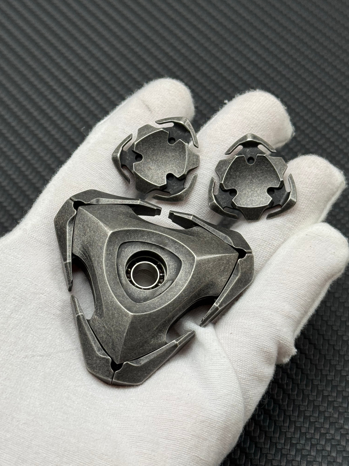 Blade Stainless Steel Stonewashed Distressed