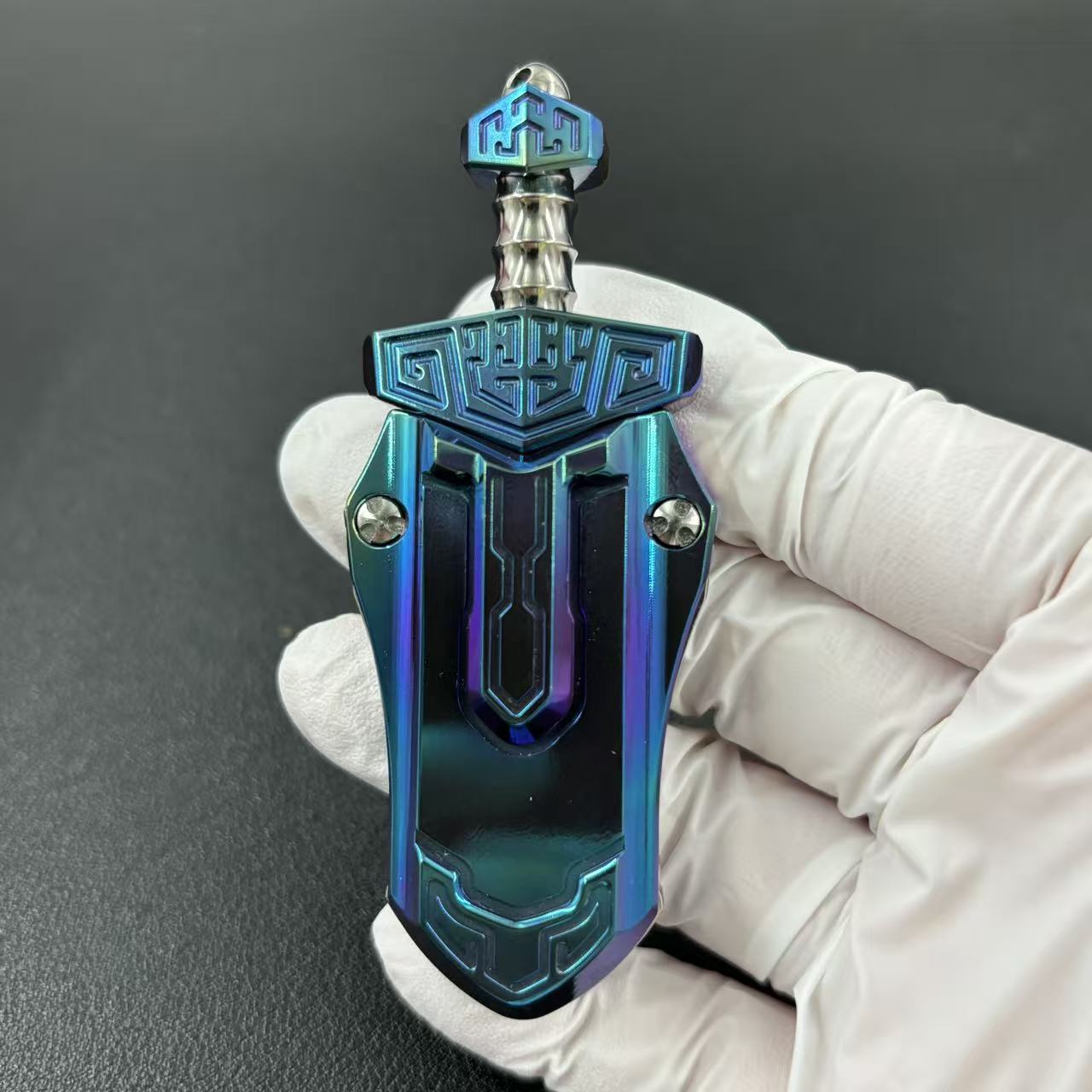 Taia Sword Zirconium Oil Slick