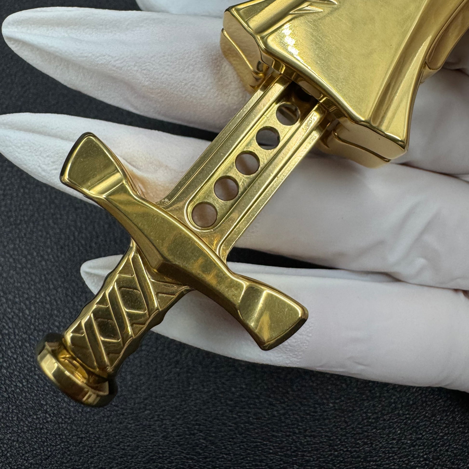 Master Sword Stainless Steel Gold Plated