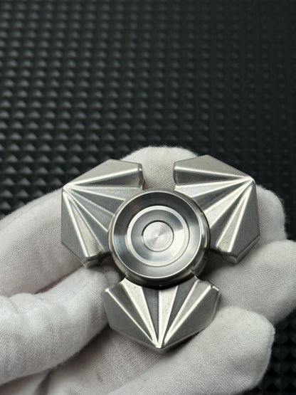 Tri Leaf Crossbone Stainless Steel