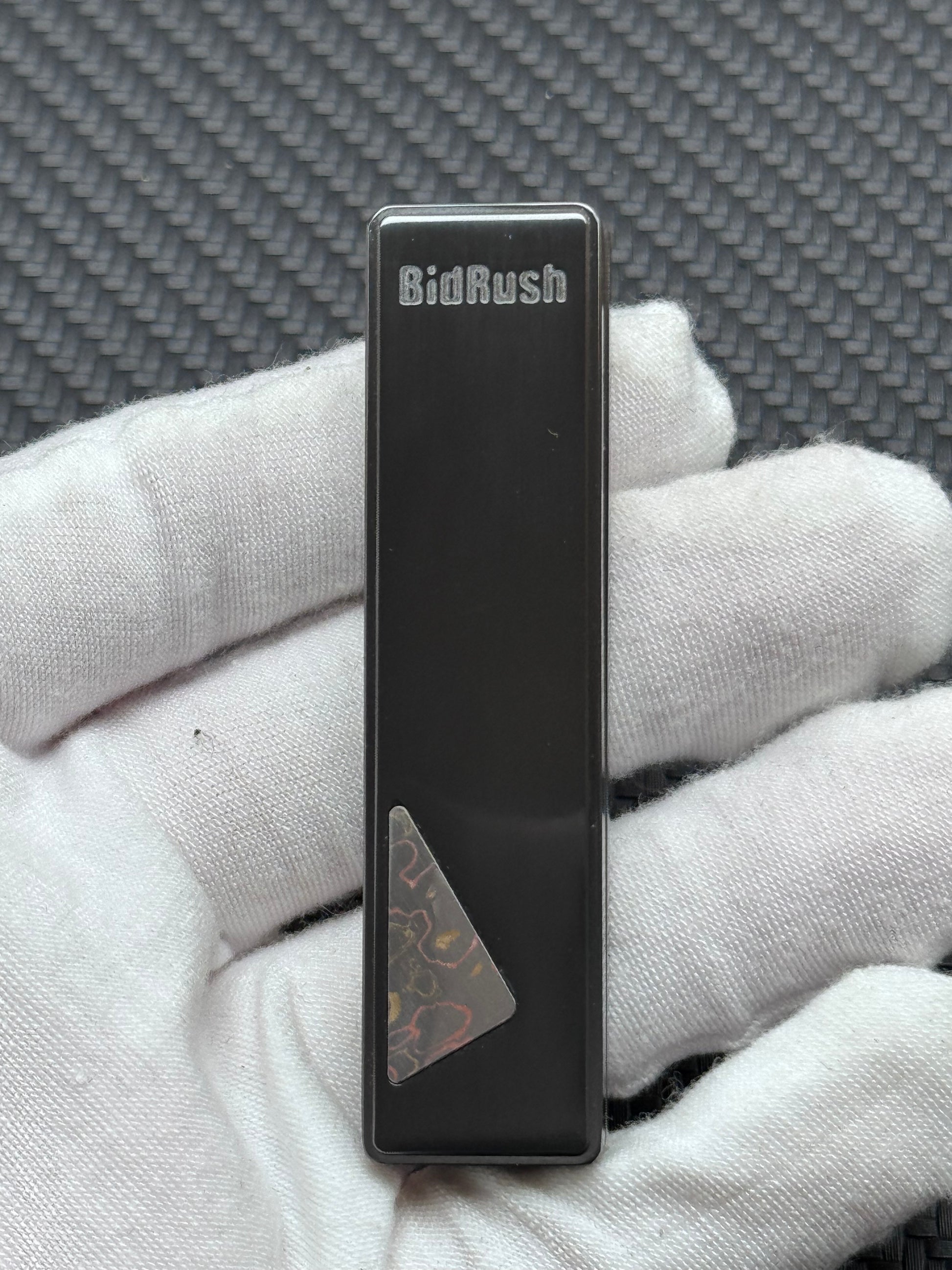 BidRush EDC MINI BOX Mokume Polished