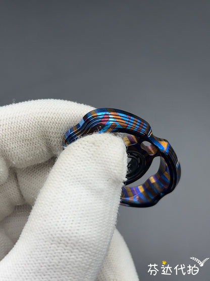 Obsidian Crystalized MINI Titanium Zircuti Mokuti