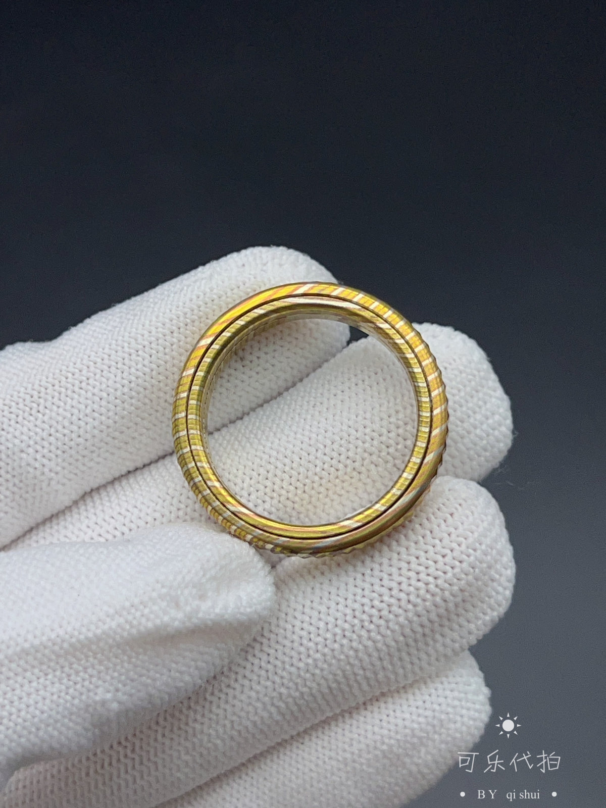 Paris Stud Mokume