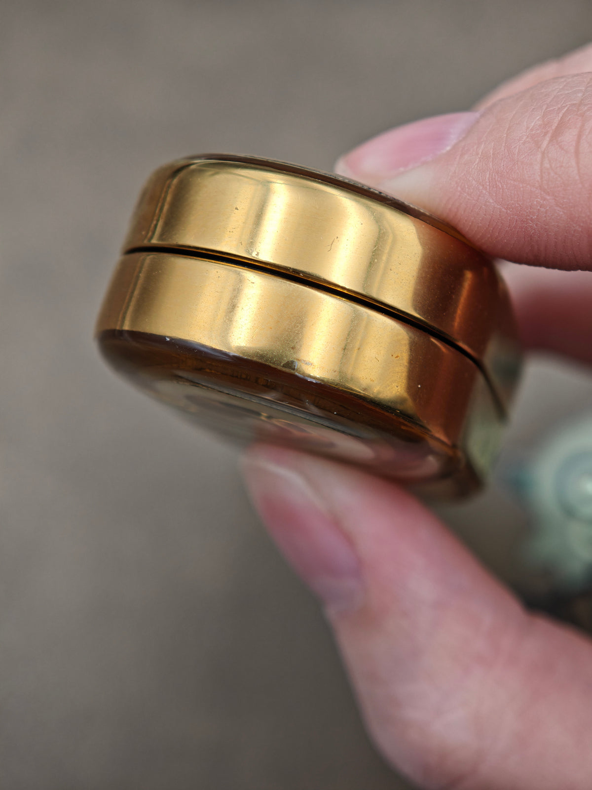 Ripple 2.0 Stainless Steel Gold Plated Resin-Sealed