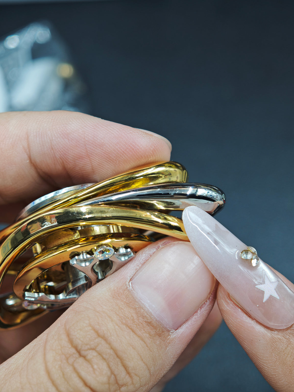 Huan Stainless Steel Gold Plated