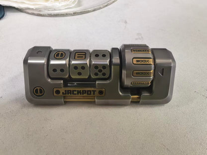 Jackpot 2.0 Deskset Brass Stainless Steel