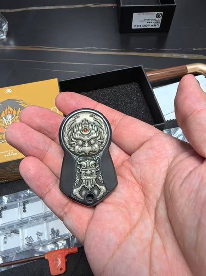 Demon Subduing Toga Tangcao Pattern Zirconium Polished