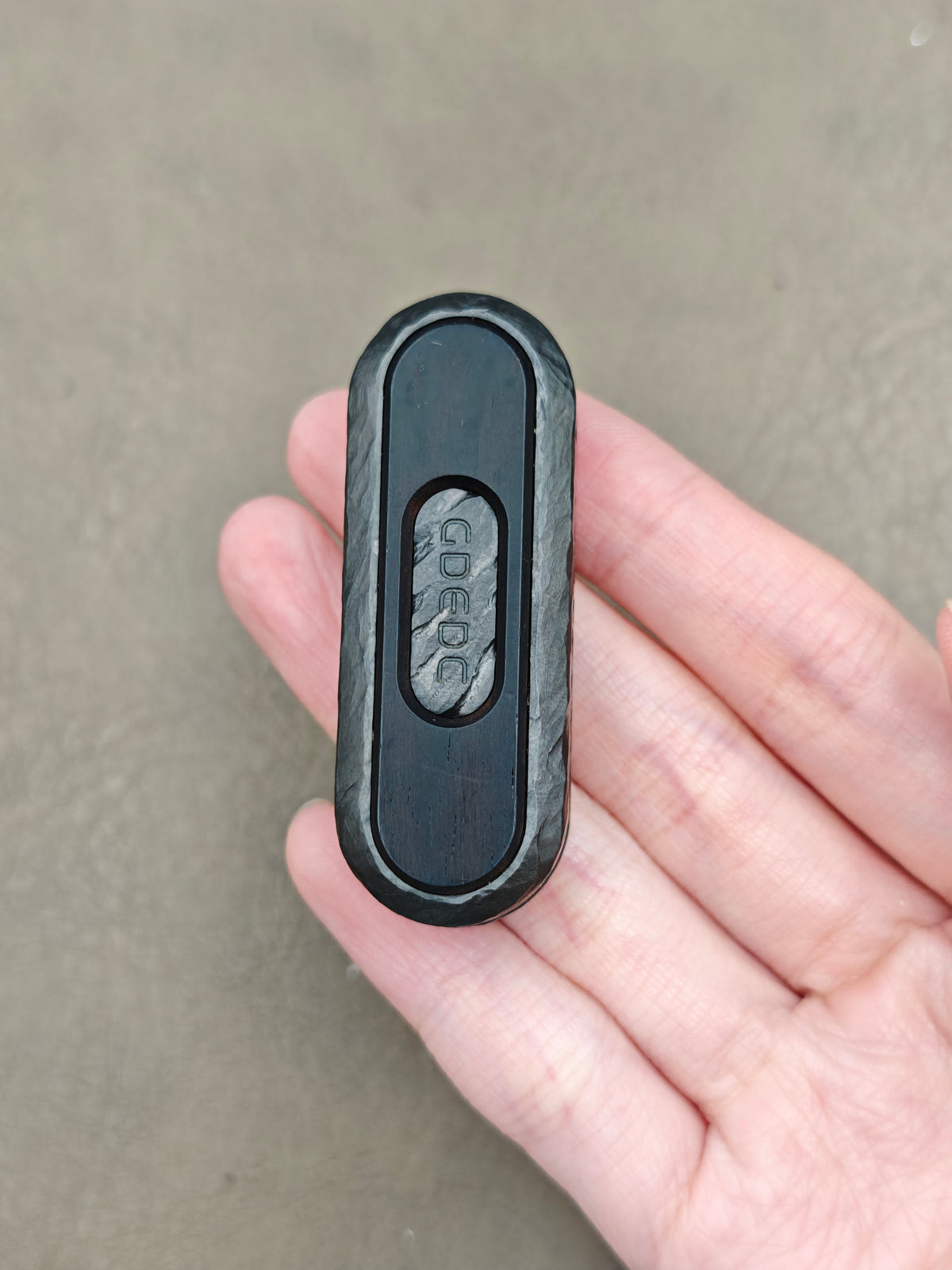 Lucky Draw Zirconium Stone Textured Engraved