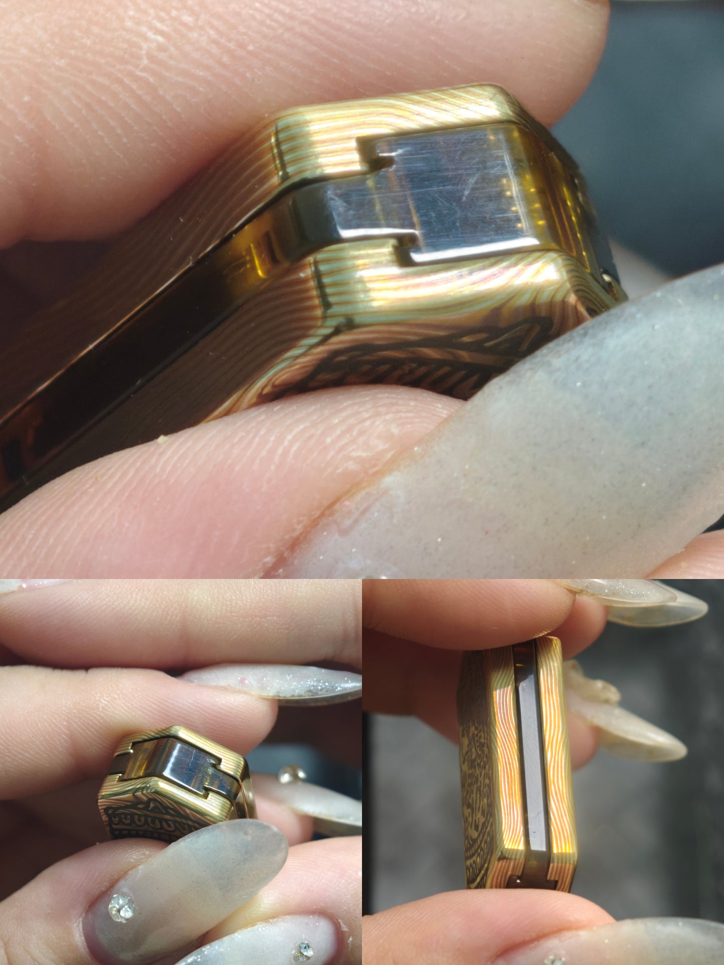 Plane Mokume Copper