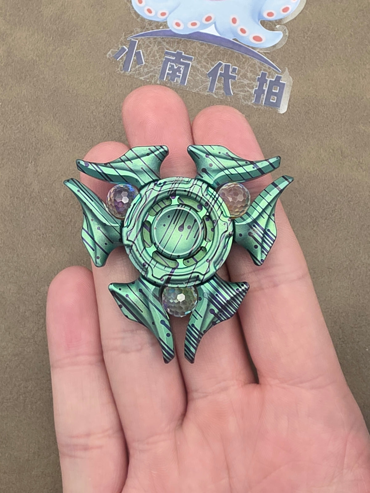 Sandblasted Medusa 2.0 Titanium Color-Anodized 1 of 3