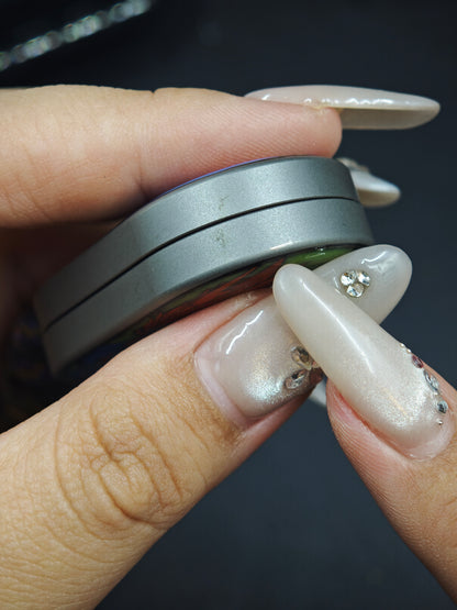 Dragon Rhythm Titanium Color-Anodized Resin-Sealed