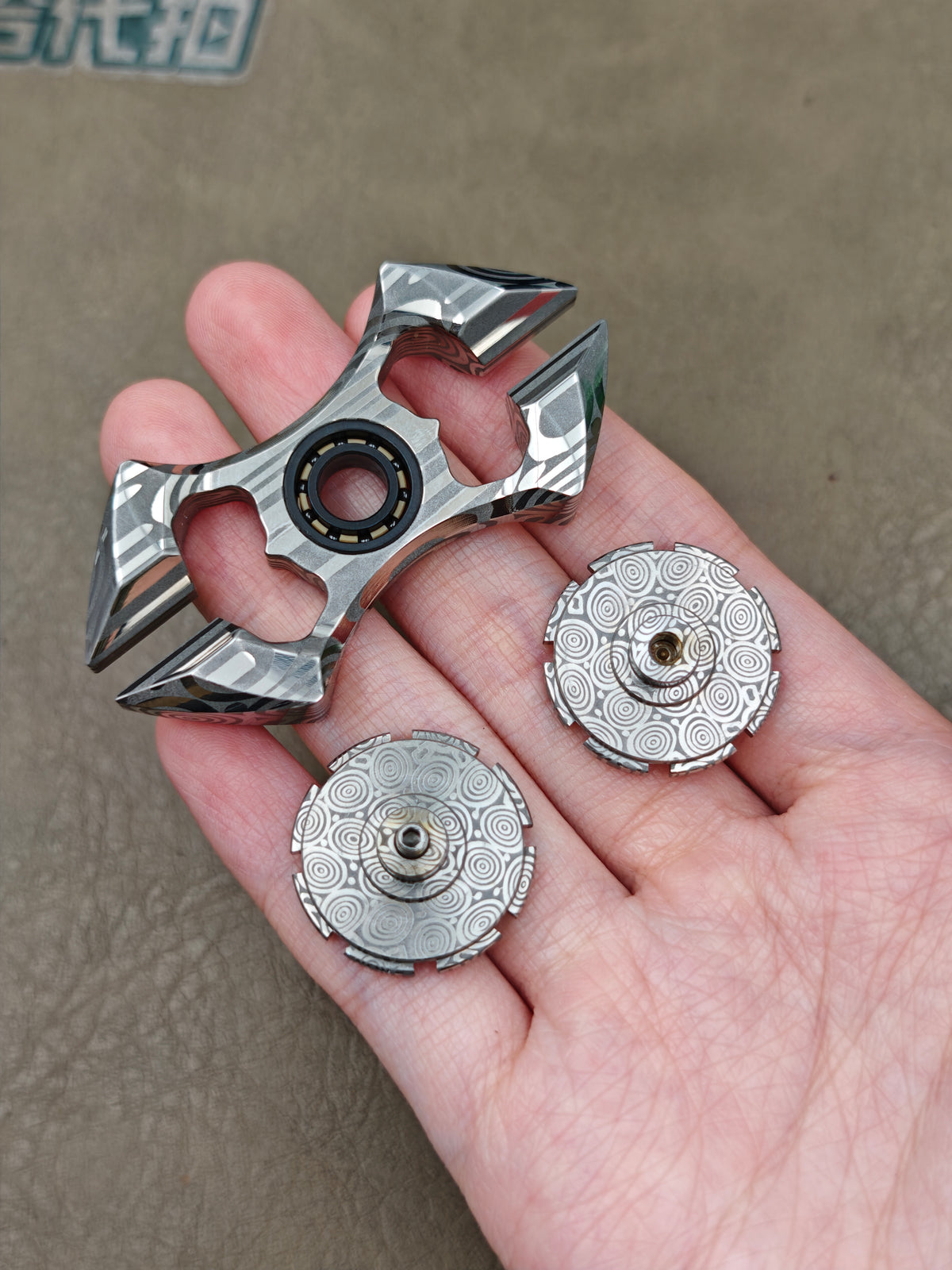 Scorpio Bearing Cap Damasteel