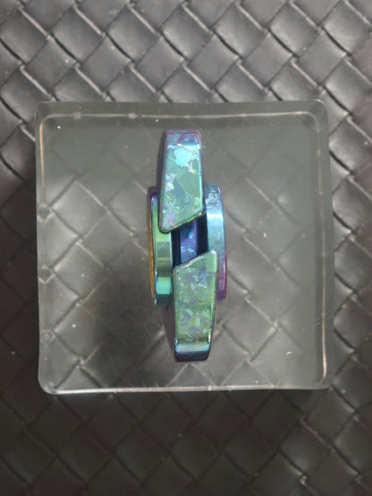 Spinner Crystallized Titanium