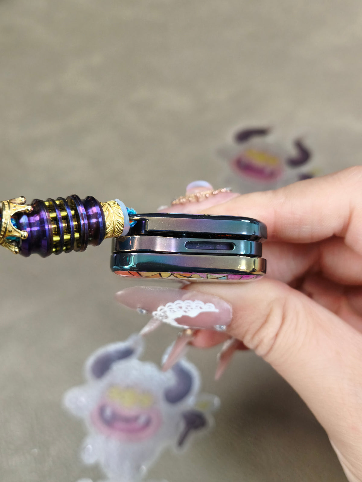 VIP Snap Zirconium Resin-Sealed Oil Slick