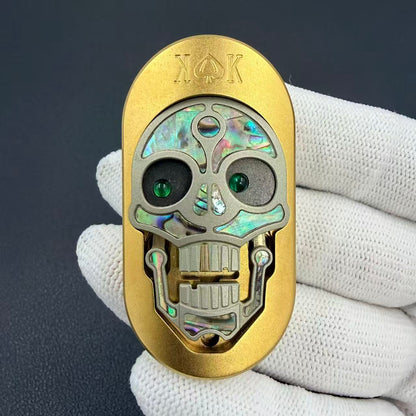 Spade King Charlie MOP Brass Cupronickel