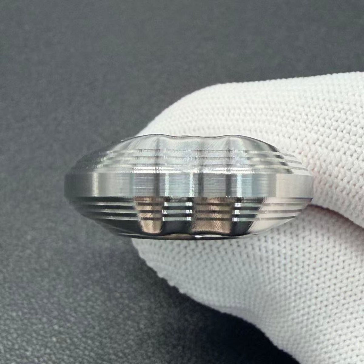 Obsidian Crystalized Stainless Steel Machine Finished Limited 68