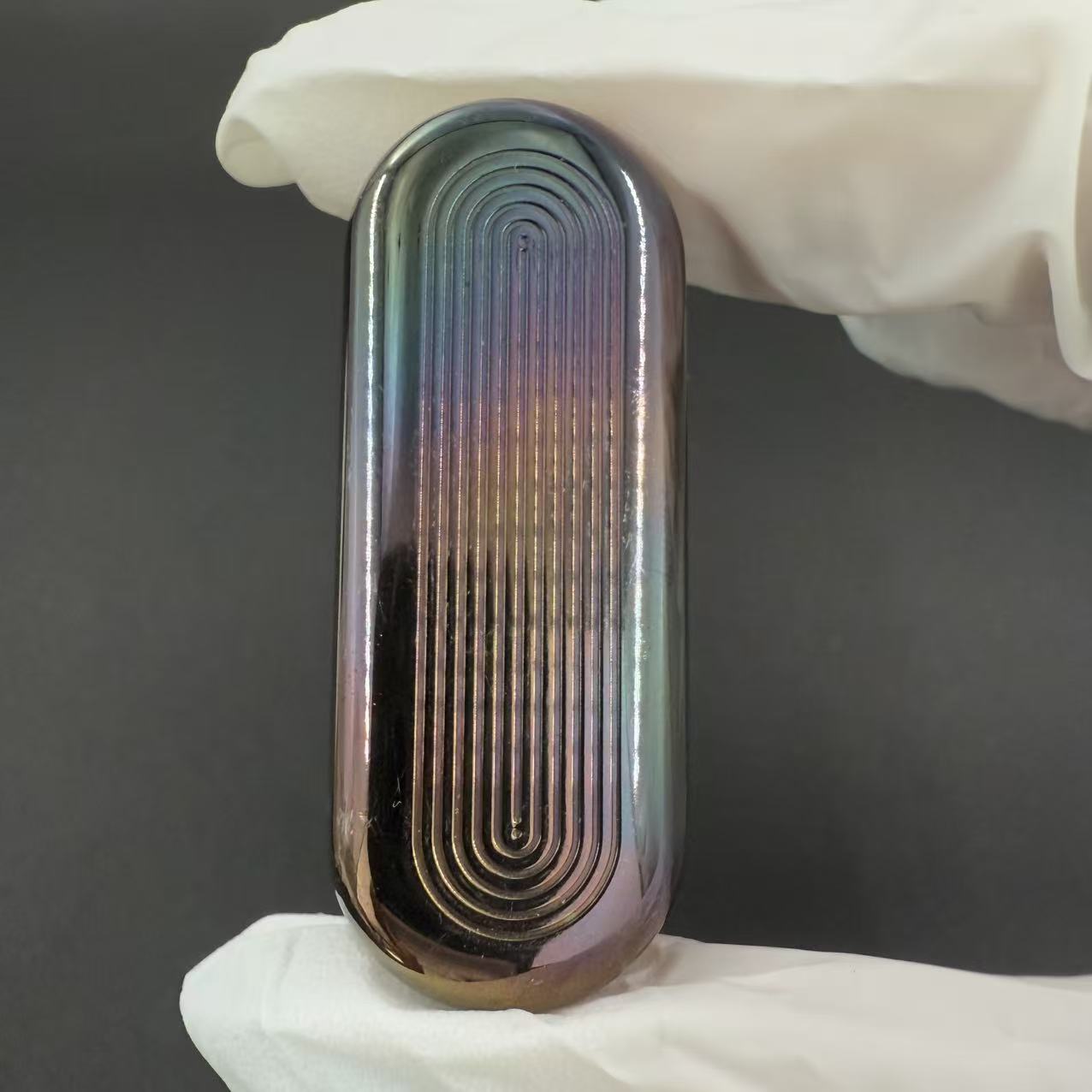 Floating Cloud Zirconium Color-Anodized Polished