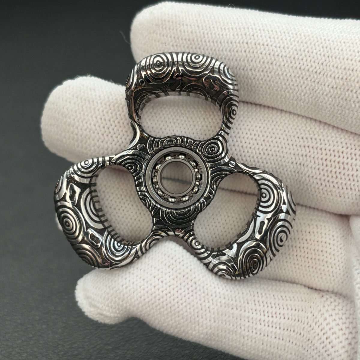 Three-Leaf Horizon Damasteel