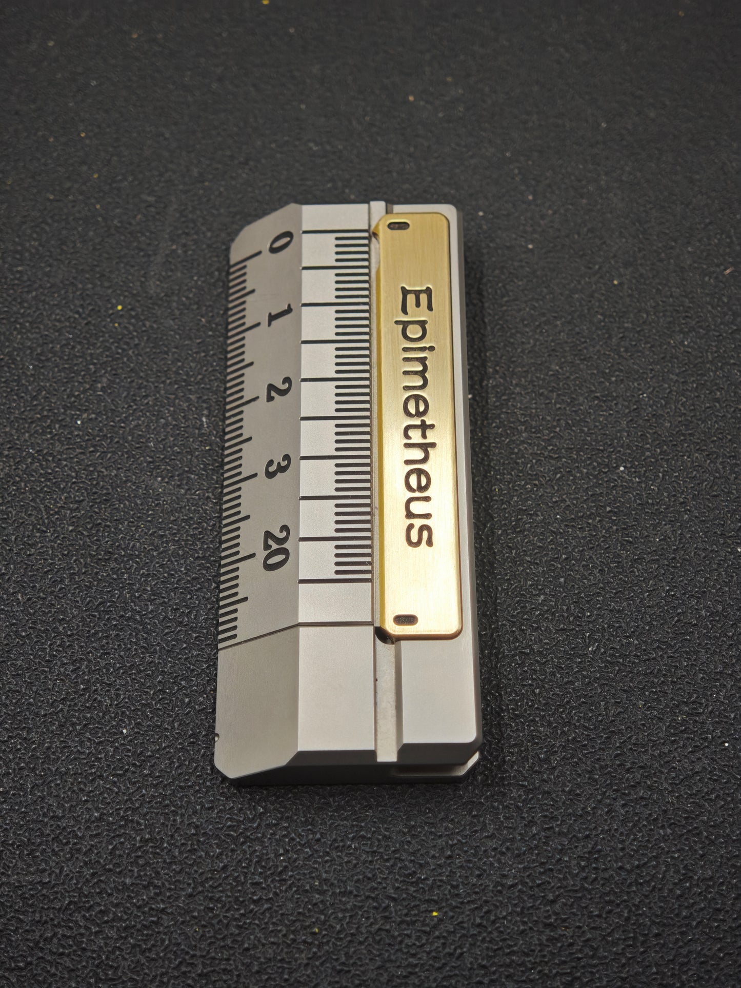 Quirky Ruler Titanium Copper