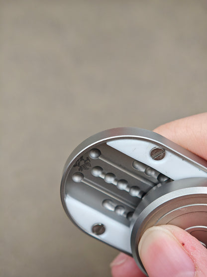 Groove Stainless Steel Blasted