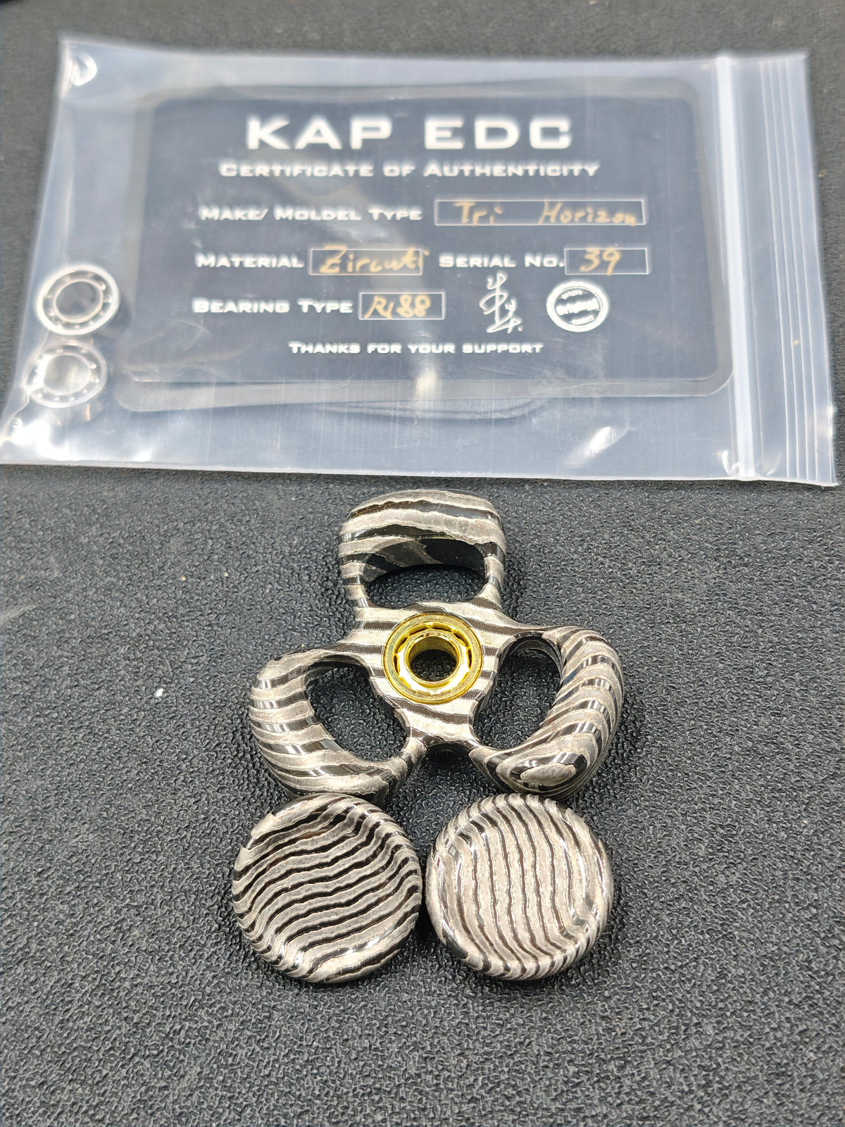 Three-Leaf Horizon Zircuti Color-Anodized